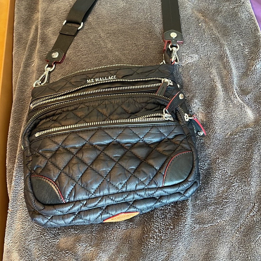 MZ Wallace blk crossbody bag